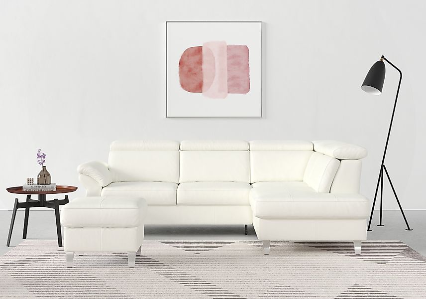 sit&more Ecksofa Arngast L-Form, inklusive Kopfteilverstellung günstig online kaufen