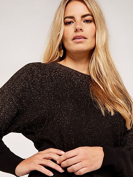 Apricot Strickpullover Ombre Batwing Pullover, mit günstig online kaufen