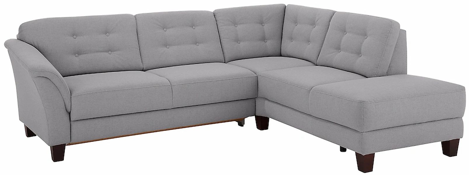 Home affaire Ecksofa »Trondheim L-Form«, mit Federkern und Knopfheftung im günstig online kaufen