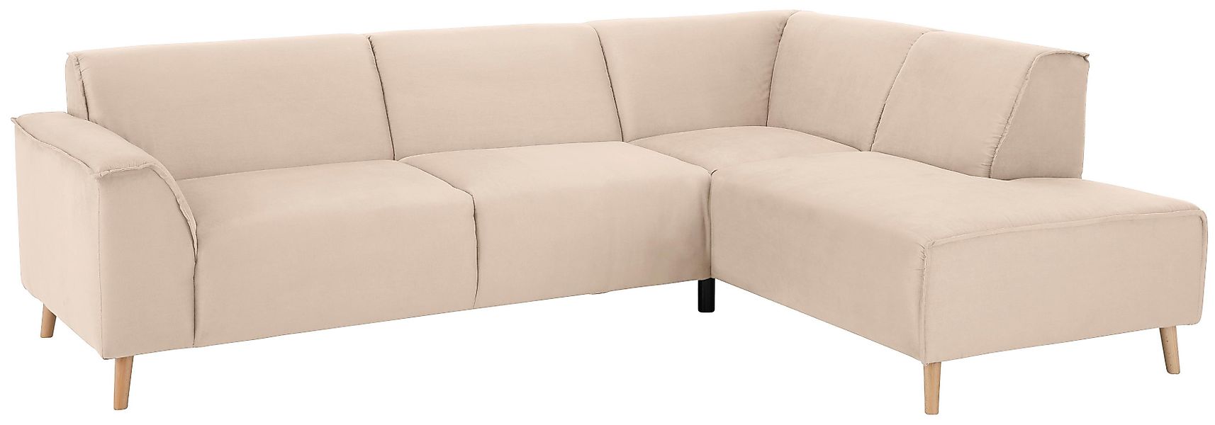 Home affaire Ecksofa »Julia zeitlose und elegante Couch, hoher Sitzkomfort, günstig online kaufen