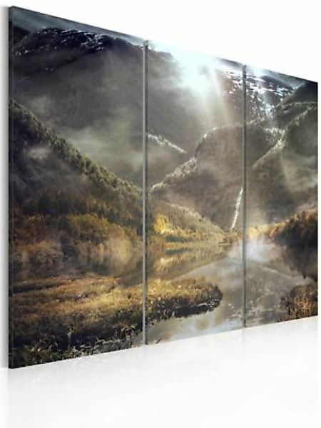 artgeist Wandbild The land of mists - triptych mehrfarbig Gr. 60 x 40 günstig online kaufen
