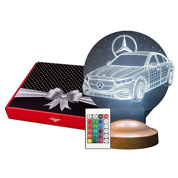 Geschenkelampe LED Nachttischlampe Automobil 3D Nachttischlampe günstig online kaufen