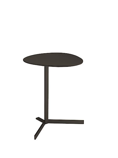 Birdy Kiesel Beistelltisch oval cappuccino H: 53cm günstig online kaufen