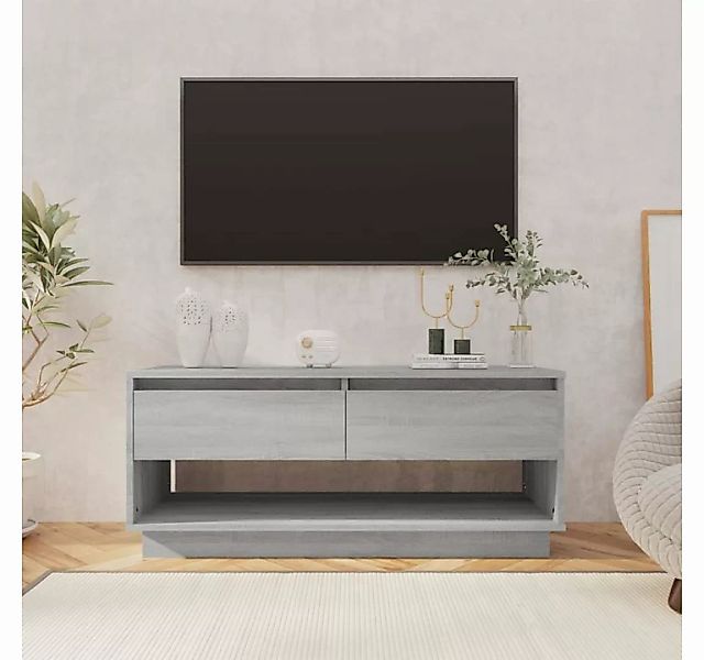 furnicato TV-Schrank Grau Sonoma 102x41x44 cm Holzwerkstoff günstig online kaufen