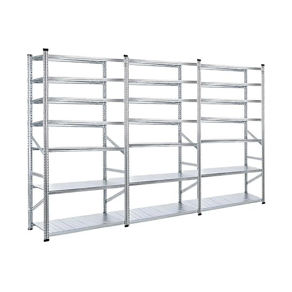 PROREGAL Fachbodenregal Proximo  Stecksystem 250 x 360 x 40 cm 7 Ebenen Bei günstig online kaufen