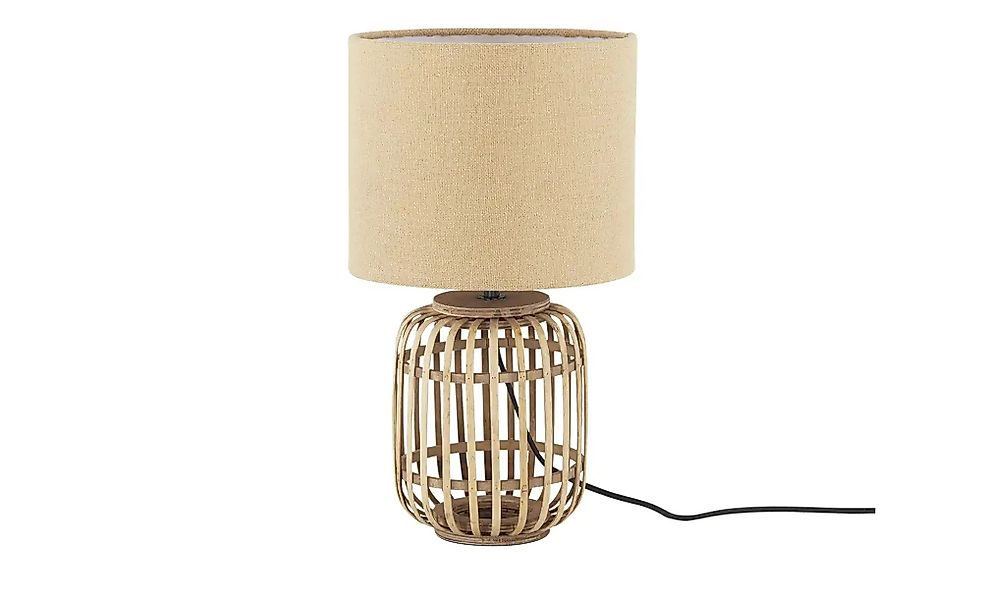Tischleuchte  Woven ¦ holzfarben ¦ Maße (cm): H: 44  Ø: 24 Lampen & Leuchte günstig online kaufen