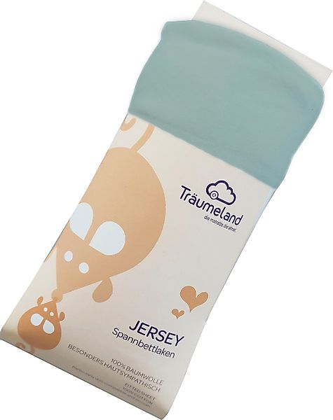 Träumeland Bettlaken "kuschelweiches Spannbetttuch Jersey" aus 100% kuschel günstig online kaufen