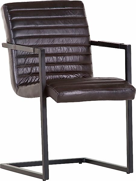 Gutmann Factory Freischwinger "Barcelona", (Set), 2 St., in Leder günstig online kaufen