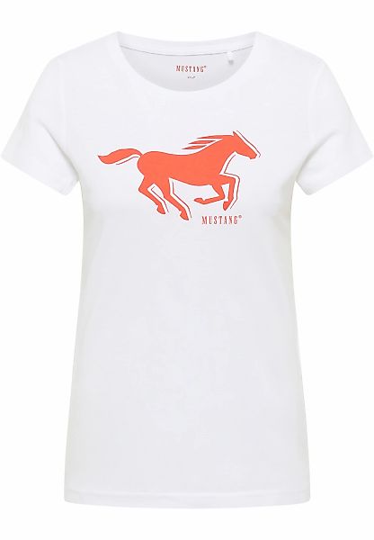 MUSTANG Kurzarmshirt "Damen Style Loa" günstig online kaufen