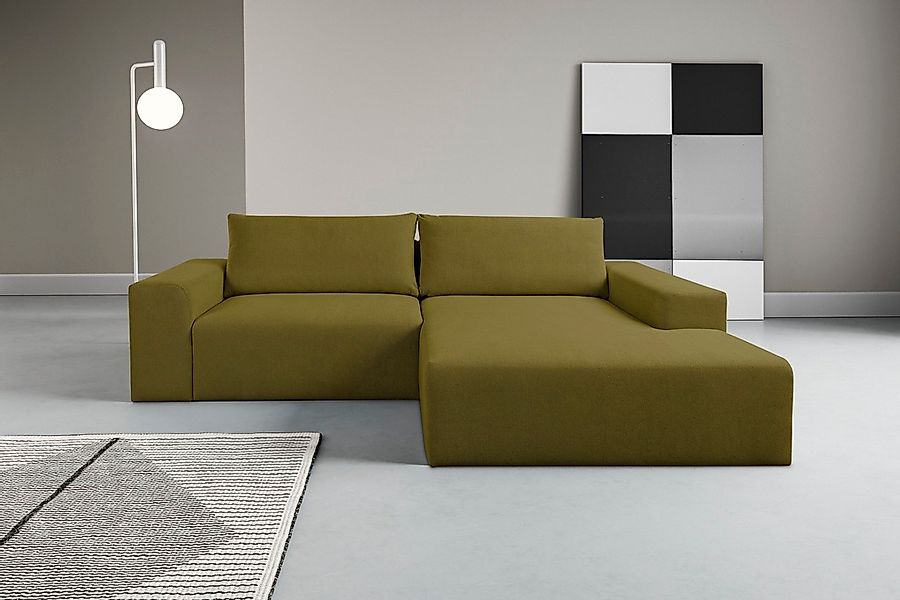 WERK2 Ecksofa "Rio, elegant & bequem, Breite 262 cm, L-Form", Puristisches günstig online kaufen