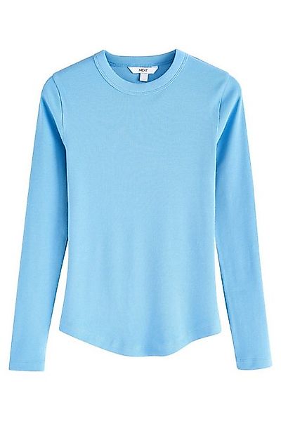 Next Langarmshirt Langärmeliges Sweatshirt mit Rundhalsausschnitt günstig online kaufen