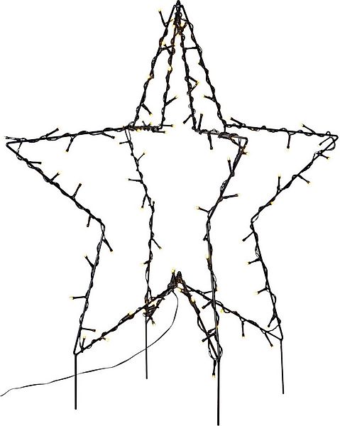 EGLO LED Stern LED Stern außen, Weihnachtslicht, Erdspieß, Weihnachtsdeko, günstig online kaufen