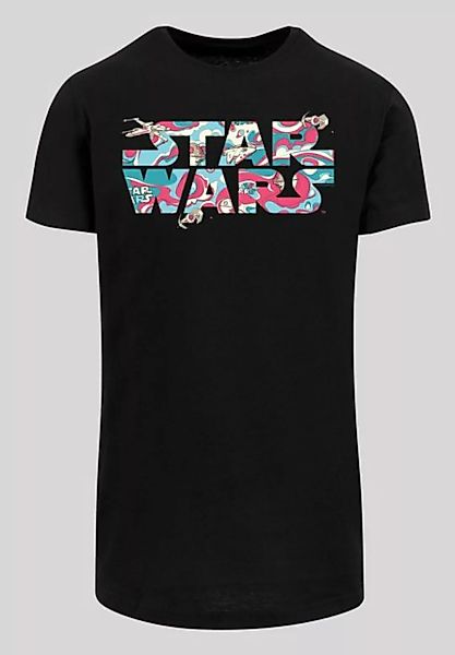 F4NT4STIC Kurzarmshirt F4NT4STIC Herren Star Wars Wavy Ship Logo with Shape günstig online kaufen