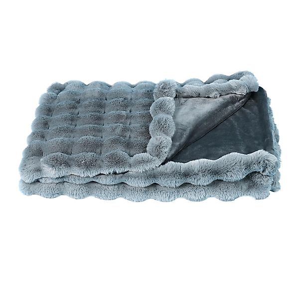 Star Home Wohndecke Felldecke Webpelz Cosy anthrazit 150x200 günstig online kaufen