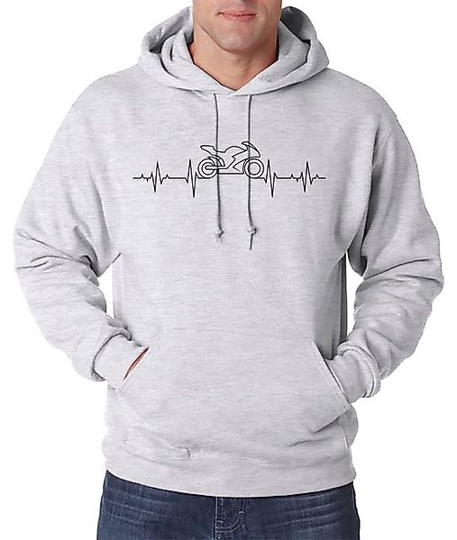 Youth Designz Kapuzenpullover Heartbeat Motorrad Herren günstig online kaufen