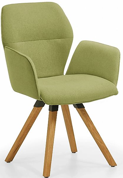 NIEHOFF SITZMÖBEL Armlehnstuhl "Merlot 2132-47" () Gestell aus massivem Eic günstig online kaufen