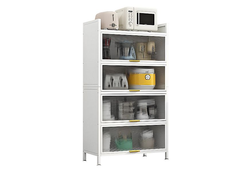 FOXSPORT Mehrzweckschrank Küchenschrank Vorratschrank (mit 4/5 Ablagen, Tra günstig online kaufen