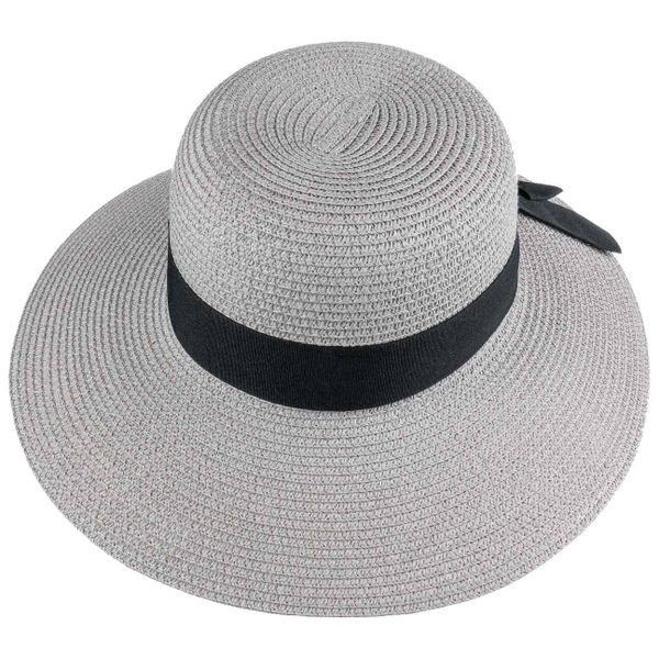 Lipodo Sonnenhut (1-St) Damenhut mit Ripsband günstig online kaufen