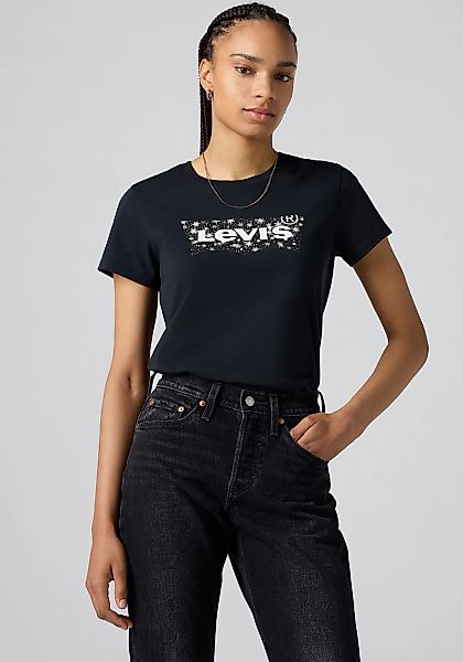 Levis Rundhalsshirt "THE PERFECT TEE", mit Logo im Metallic-Holo Print günstig online kaufen