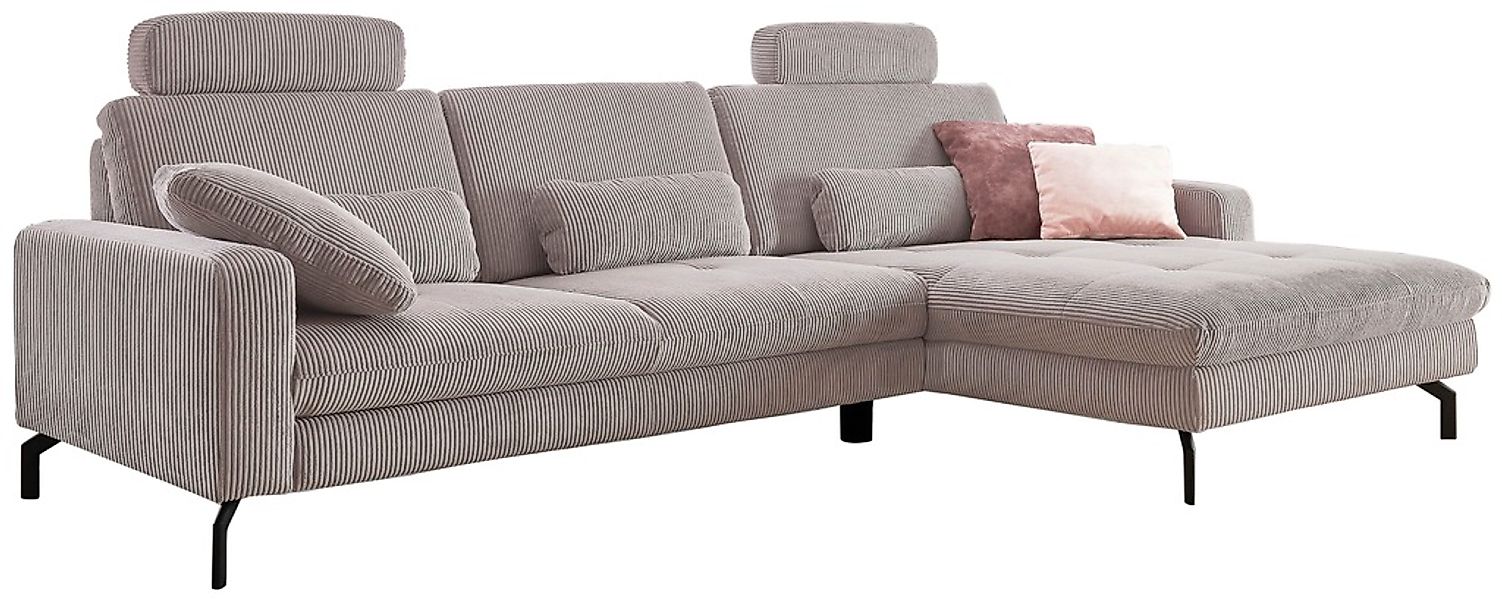 Die PlanBar Ecksofa "MP-IN20110 L-Form mit Federkern-Polsterung", optional günstig online kaufen