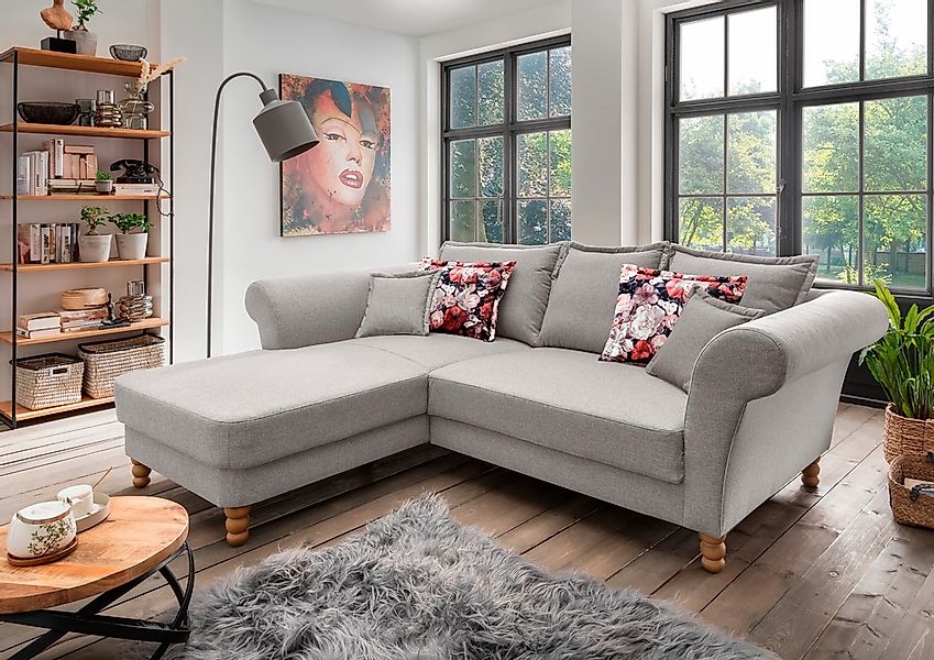 Home affaire Ecksofa "Tassilo Mega Polsterecke mit Kaltschaum im Sitz, bequ günstig online kaufen