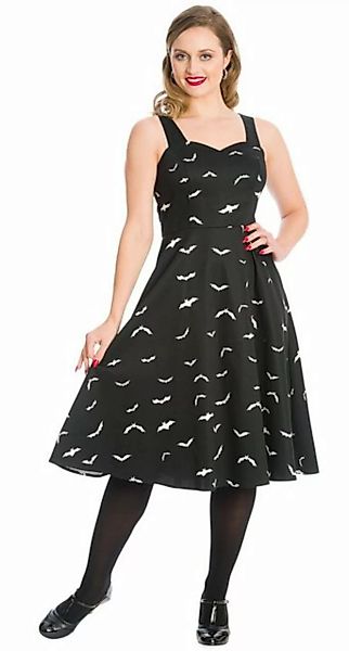 Banned A-Linien-Kleid Batty For You Retro Swingkleid Vintage Goth Fledermau günstig online kaufen