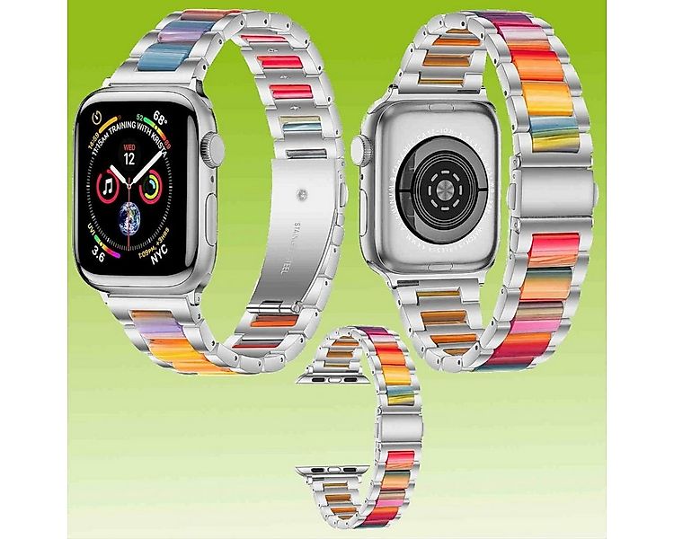 Wigento Smartwatch-Armband Für Apple Watch Series 11 10 42mm / 9 8 7 41mm M günstig online kaufen