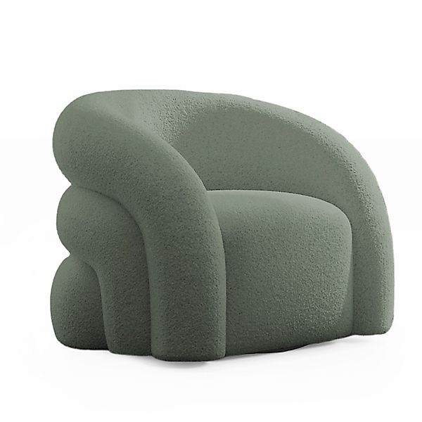 SEYNAR Drehsessel Moderner Boucle-Gewebe Polstersessel, Lesesessel, günstig online kaufen