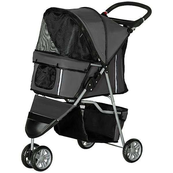 PawHut Hundewagen Hundebuggy klappbar für Hunde & Katzen bis 10 kg Katzenbu günstig online kaufen