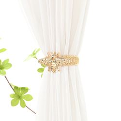 BYSURE Raffhalter, (2-tlg), Metal-Gardinenhalter, Vorhang Clip, günstig online kaufen