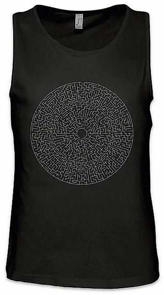 Urban Backwoods Tanktop Circle Maze III Ärmelloses T-Shirt Labyrinth Esoter günstig online kaufen
