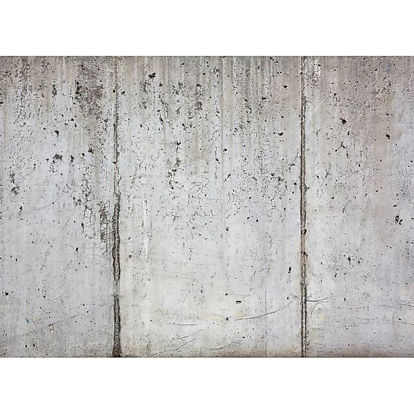 Fototapete Betonwand Industrial Vintage Grau Schwarz 3,50 m x 2,55 m FSC® günstig online kaufen