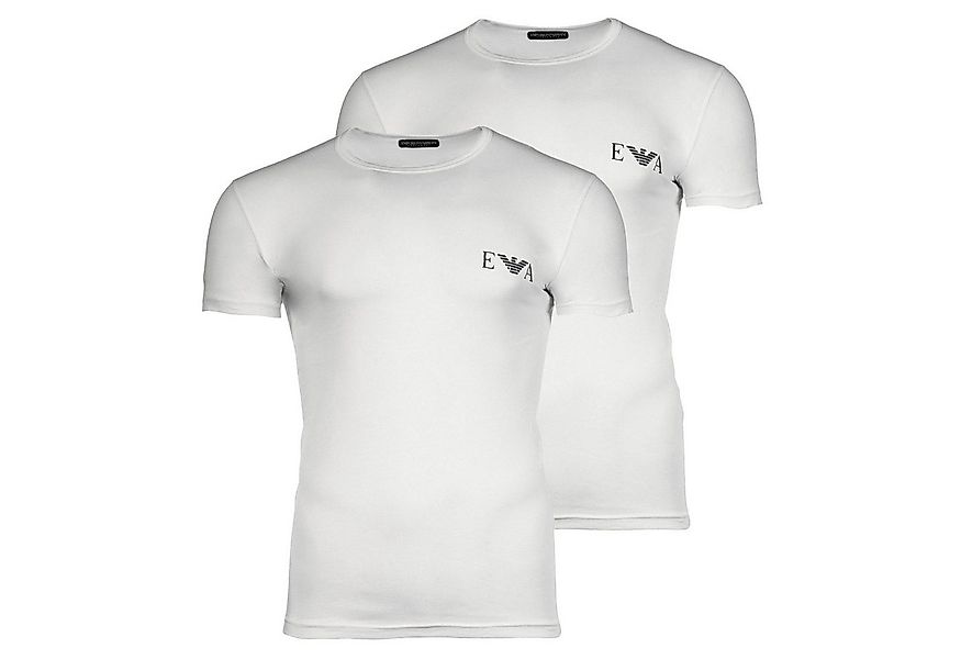 Emporio Armani T-Shirt Herren T-Shirt 2er Pack Baumwolle BOLD MONOGRAM (Pac günstig online kaufen
