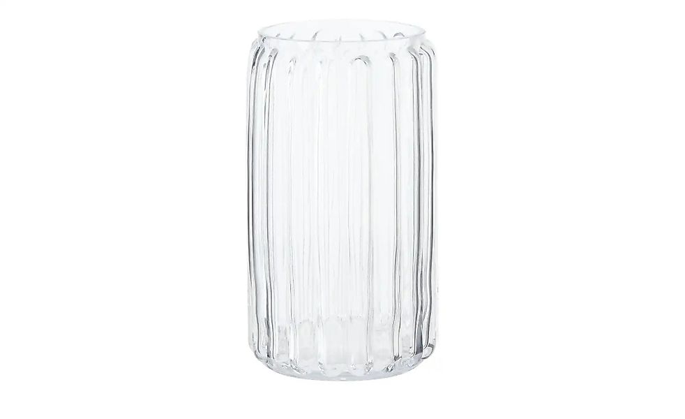 Vase   ¦ transparent/klar ¦ Glas ¦ Maße (cm): H: 26  Ø: 14 Accessoires > Va günstig online kaufen