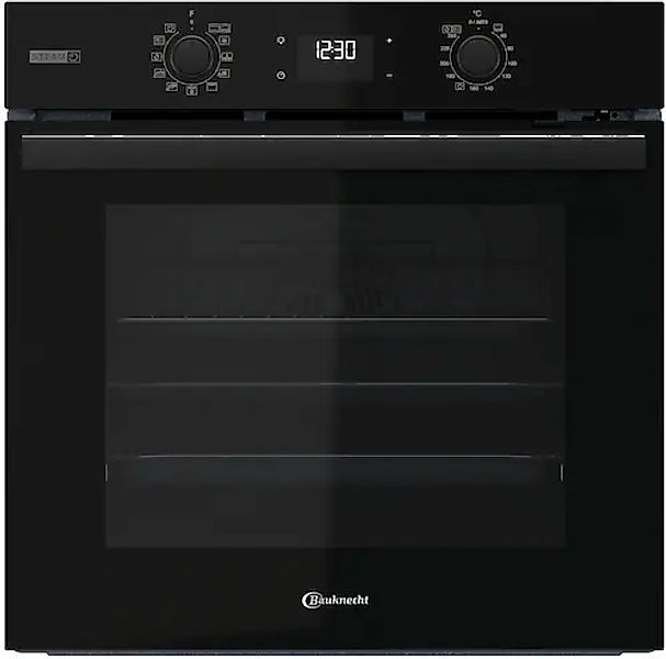 BAUKNECHT Einbaubackofen »BBA2S85PU1K«, mit 1-fach-Teleskopauszug, Pyrolyse günstig online kaufen