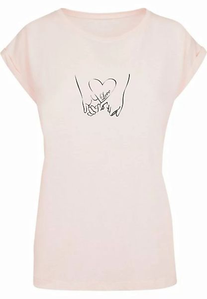 Merchcode T-Shirt Merchcode Damen Ladies Love 2 Extended Shoulder Tee (1-tl günstig online kaufen