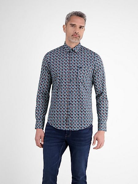 LERROS Langarmhemd mit grafischem Minimal-Muster günstig online kaufen