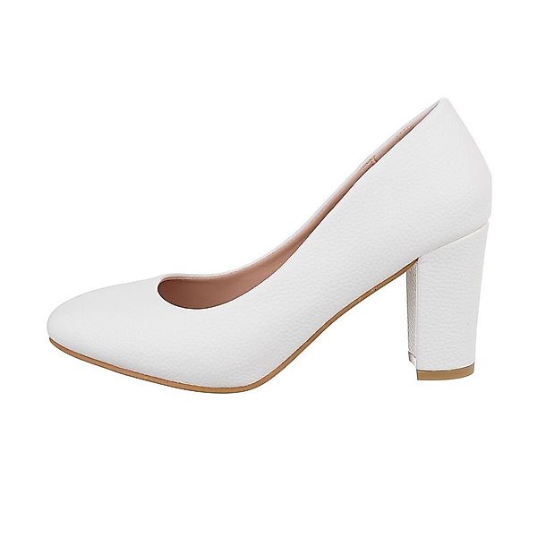 Ital-Design Damen Abendschuhe Elegant High-Heel-Pumps Blockabsatz günstig online kaufen