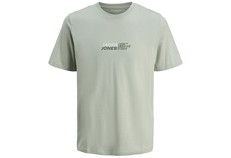 Jack & Jones Rundhalsshirt Jack&Jones XXL T-Shirt Logoprint JCOTARMAC hellg günstig online kaufen