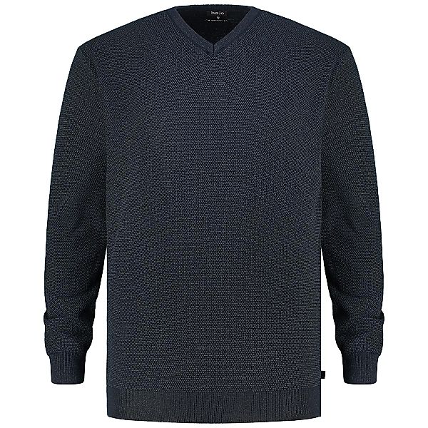 Hajo Feinstrickpullover aus Wollmischung Farbe marine Größe: 3XL günstig online kaufen