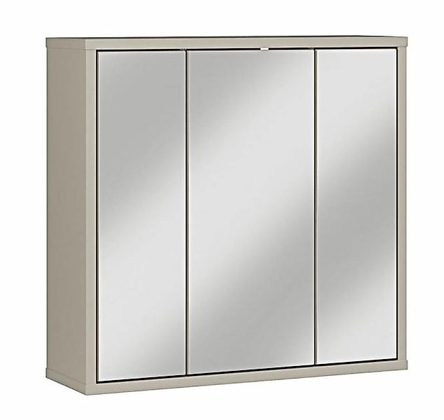 Bad-Spiegelschrank 3-türig Taupe günstig online kaufen