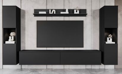 INOSIGN Wohnwand PARIS, Vitrine Türanschlag links/rechts günstig online kaufen