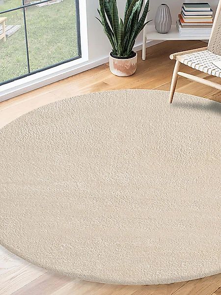 the carpet Teppich »Relax round«, rund, 16 mm Höhe, waschbarer Wohnzimmer T günstig online kaufen