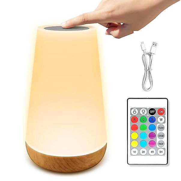 BlingBin LED Nachttischlampe LED Nachttischlampe,13 Farben günstig online kaufen