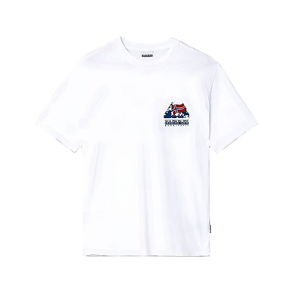 Napapijri Suar Kurzärmeliges T-shirt XL White günstig online kaufen