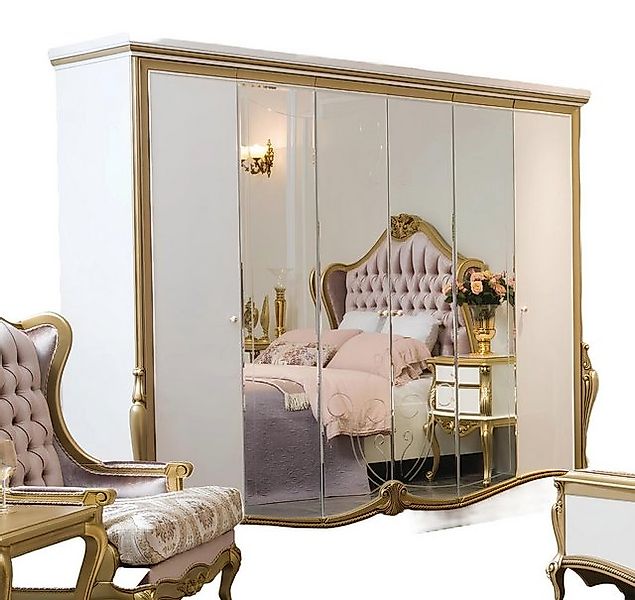 JVmoebel Kleiderschrank Klassischer Schrank Regal Kleiderschränke Garderobe günstig online kaufen