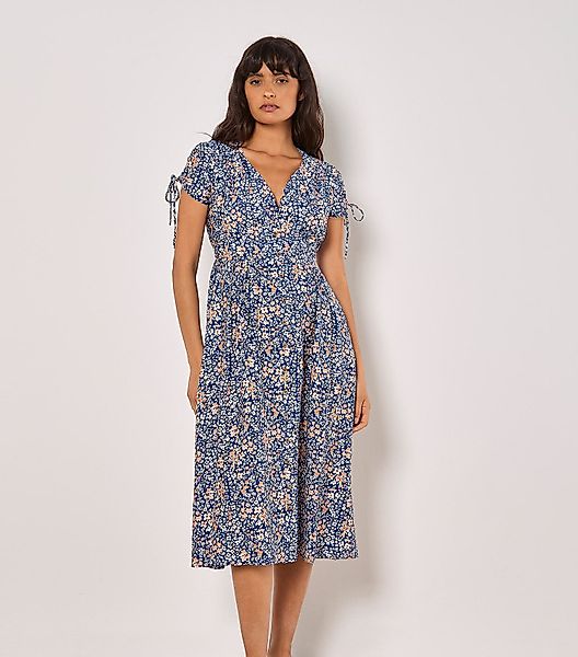 Apricot Midikleid Ditsy Cluster Button Dress, günstig online kaufen