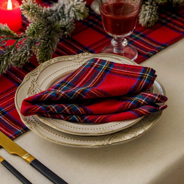 Jibenhome Tischläufer Doppelseitiger Tischläufer Weihnachtstischdeko Buffal günstig online kaufen
