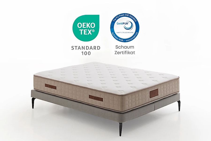 Yatas Bedding Taschenfederkernmatratze "Majestät Premium, Top-Matratze mit günstig online kaufen