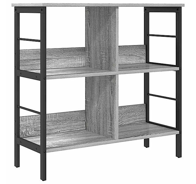 vidaXL Bücherregal Bücherregal Graues Sonoma 82 x 32 x 79 cm Holzwerkstoff, günstig online kaufen